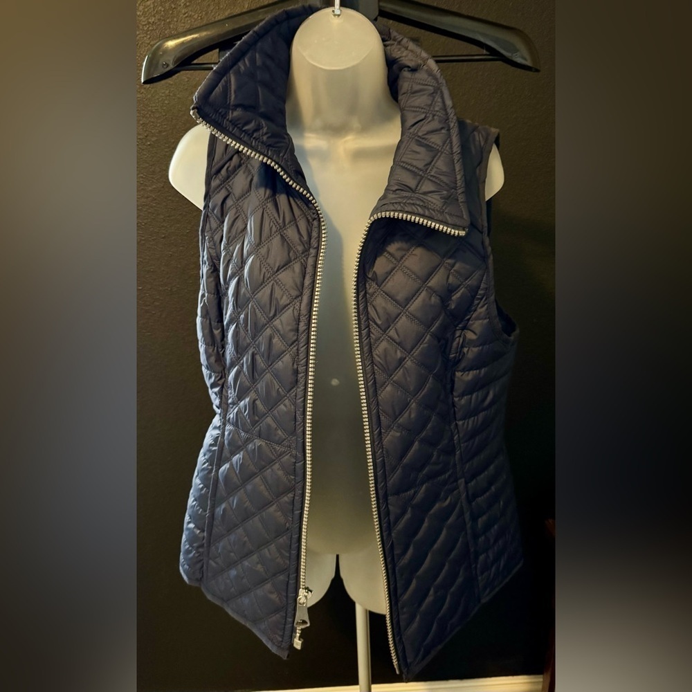Quilted Blue Vest by Marc New York Sized M